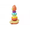 LEAN TOYS Izglītojošā pērtiķu piramīda ar skaņām, mācāmies skaitļus