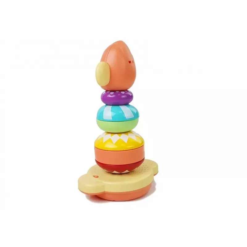 LEAN TOYS Izglītojošā pērtiķu piramīda ar skaņām, mācāmies skaitļus