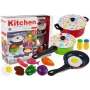 LEAN TOYS Virtuves komplekts Trauki Pavārs 22 gabali