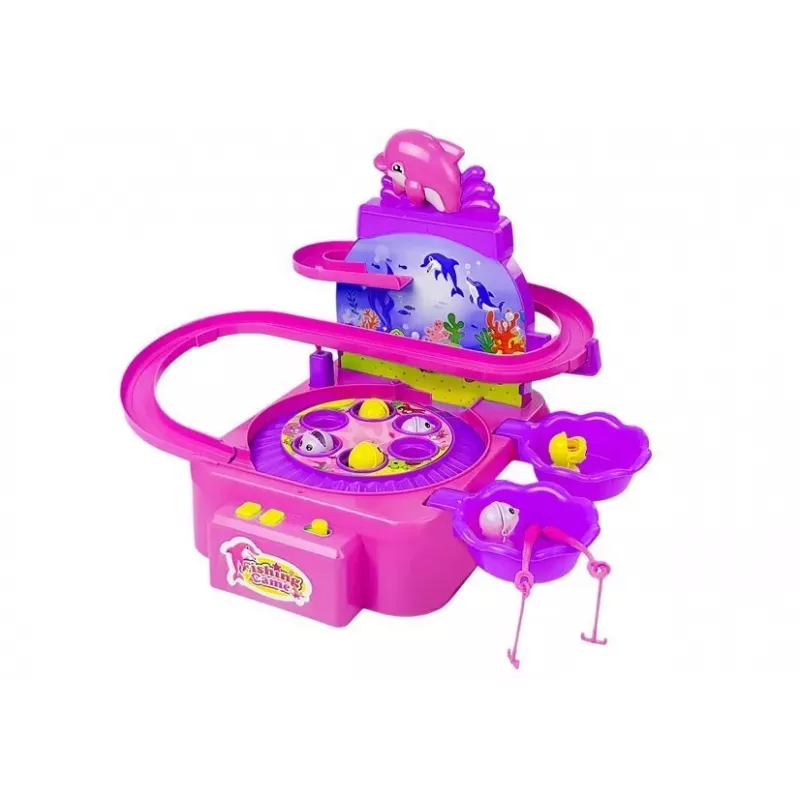 LEAN TOYS Set for Fishing Pink