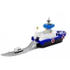 LEAN TOYS Policijas transporta laiva ar automašīnām, skaņām un gaismām