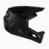 LEATT MTB Enduro 4.0 V23 Bicycle Helmet with Removable Chin Bar, Size L, Black