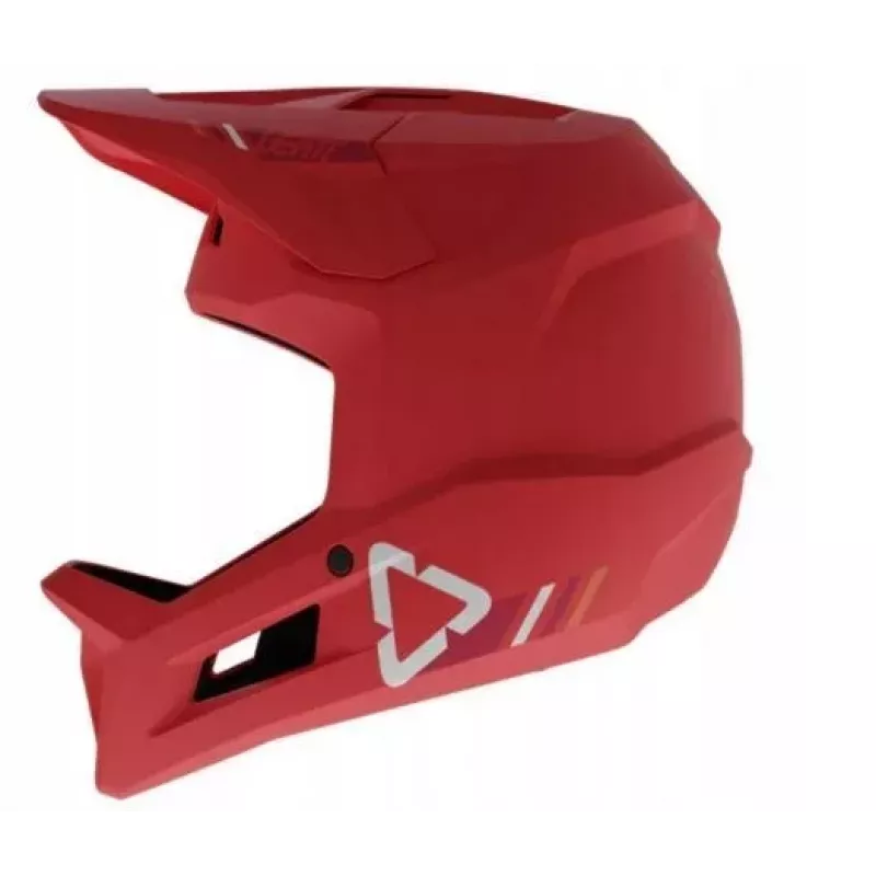 LEATT MTB Gravity 1.0 V24 Full-Face Cycling Helmet, Size M, Red