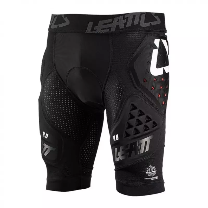 LEATT Impact Shorts 3DF 4.0 Aizsargšorti, IZM M, Melns