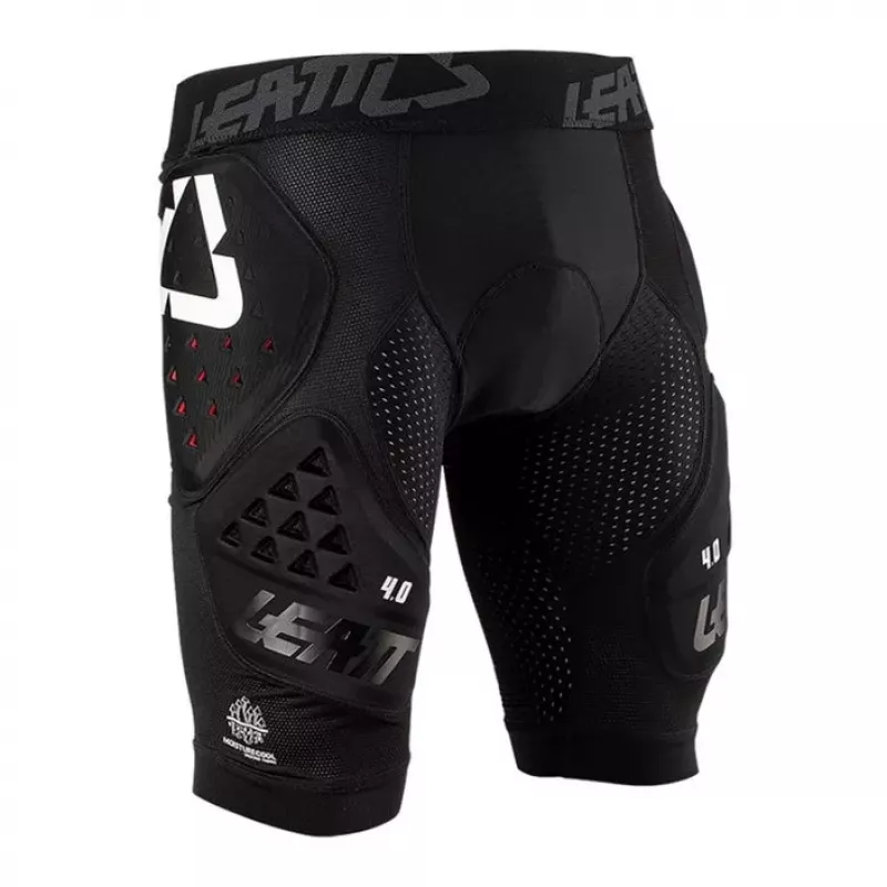 LEATT Impact Shorts 3DF 4.0 Aizsargšorti, L izmērs, Melns