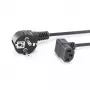 SBOX PC barošanas kabelis Schuko uz IEC C13 2m Melns