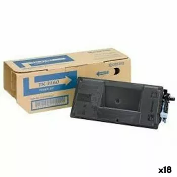 Kyocera TK-3160 Original Toner Cartridge Black 12,500 Pages for ECOSYS P3045dn/P3050dn/P3055dn/P3060dn