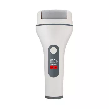 Ray Battler RB 0018 Callus Remover - Electric Rechargeable Foot File with 3 Roller Heads, IPX7 Waterproof, Wet & Dry Use