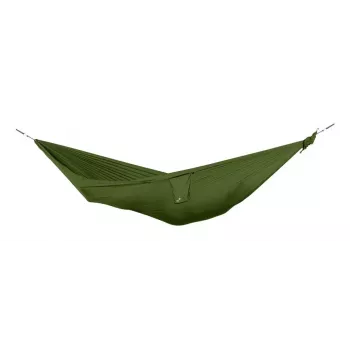 Ticket To The Moon TRAVEL HAMMOCK - Kompakts piekaramais šūpuļtīkls 2 personām, neilons, zaļš