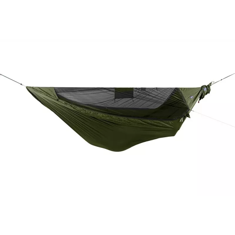Ticket To The Moon PRO HAMMOCK Piekaramais Šūpuļtīkls 1 Personai Nylons Tumši Zaļš