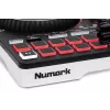 Numark Party Mix MKIII DJ kontrolieris ar iebūvētiem skaļruņiem un gaismu šovu