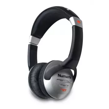 Numark HF125 DJ austiņas - pāri ausīm, slēgta tipa, 40 mm draiveri, melnas