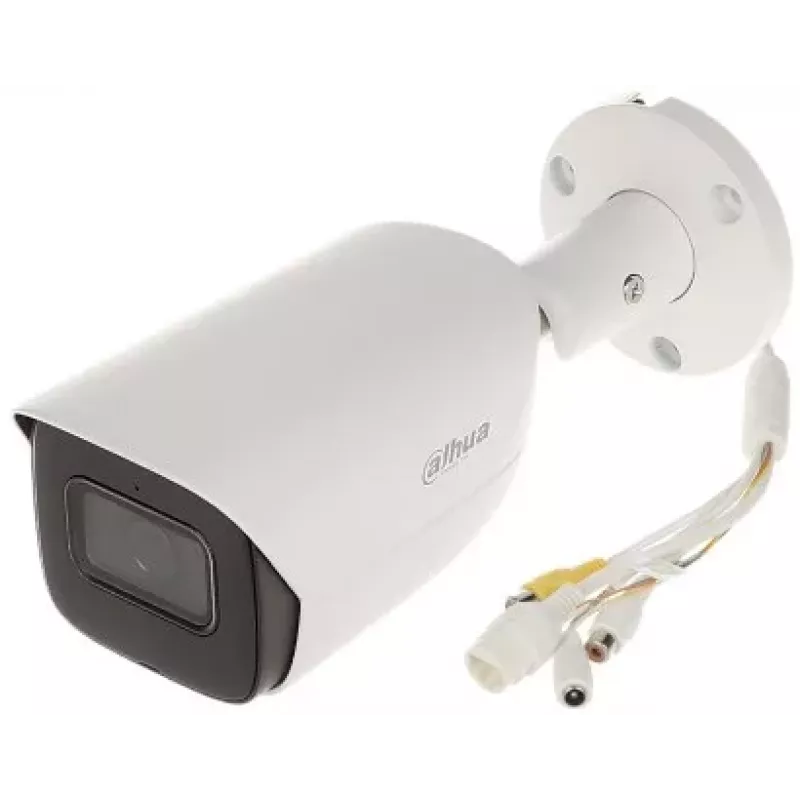 DAHUA IPC-HFW5442E-ASE-0360B-S3 4MP WizSense tīkla ložu kamera ar Starlight, 3.6mm fiksēts objektīvs, IP67, IK10, PoE