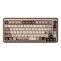 AKKO MU02 Mountain Seclusion 65% mehāniskā tastatūra - vairākrežīmu (Bluetooth/2.4GHz/vadu) ar Akko CS Jelly White slēdžiem, RGB, PBT ASA taustiņu vāciņiem, 68 taustiņiem