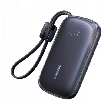 Baseus EnerFill FC21 QPow3 Ultra 10000 mAh 22.5W Power Bank Melns