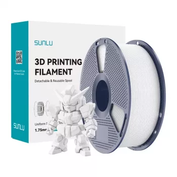 SUNLU PLA+ 2.0 Filament 1.75 mm Balts 1 kg