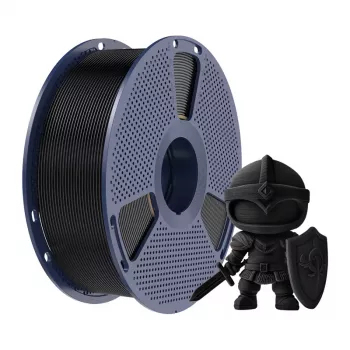SUNLU PLA+ Filaments 1.75 mm Melns 1 kg