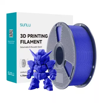 SUNLU PLA+ 2.0 Filaments 1.75 mm Gaiši zils 1 kg