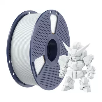 SUNLU PLA+ 2.0 Filaments 1.75mm Keramikas Balts 1kg
