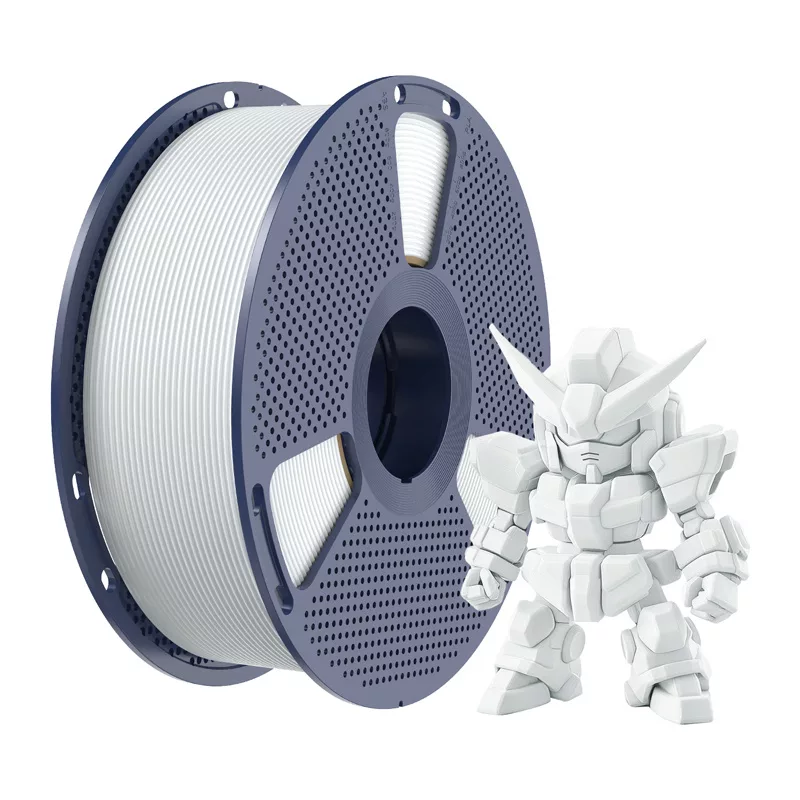 SUNLU PLA+ 2.0 Filaments 1.75mm Keramikas Balts 1kg