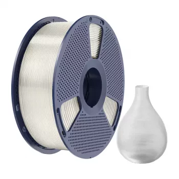 SUNLU PETG Filaments 1.75 mm Caurspīdīgs 1 kg