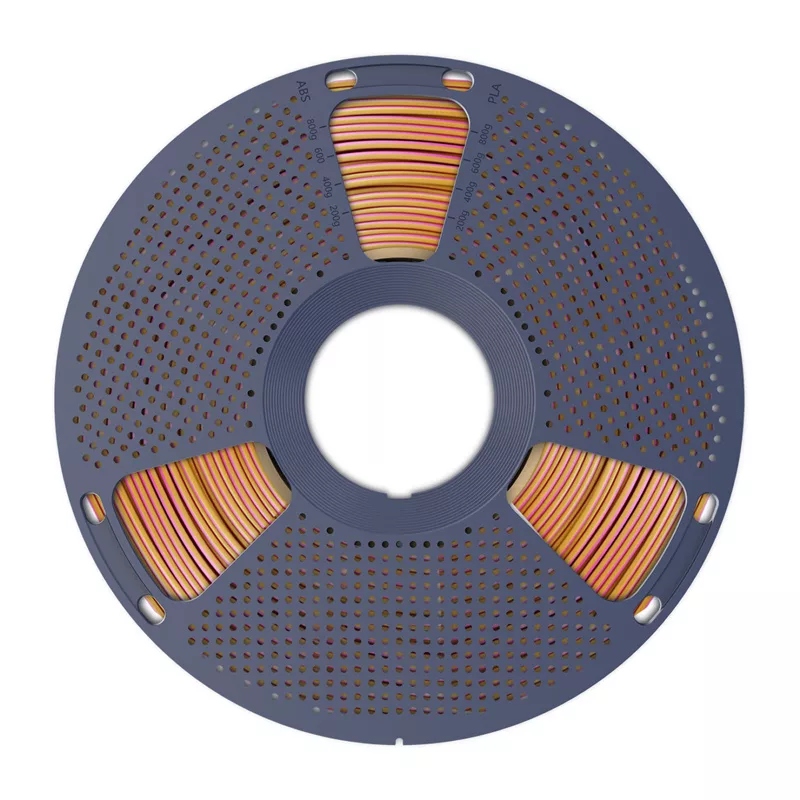SUNLU PLA+ Silk Tri-Color Filament 1.75 mm 1 kg Red Yellow Blue