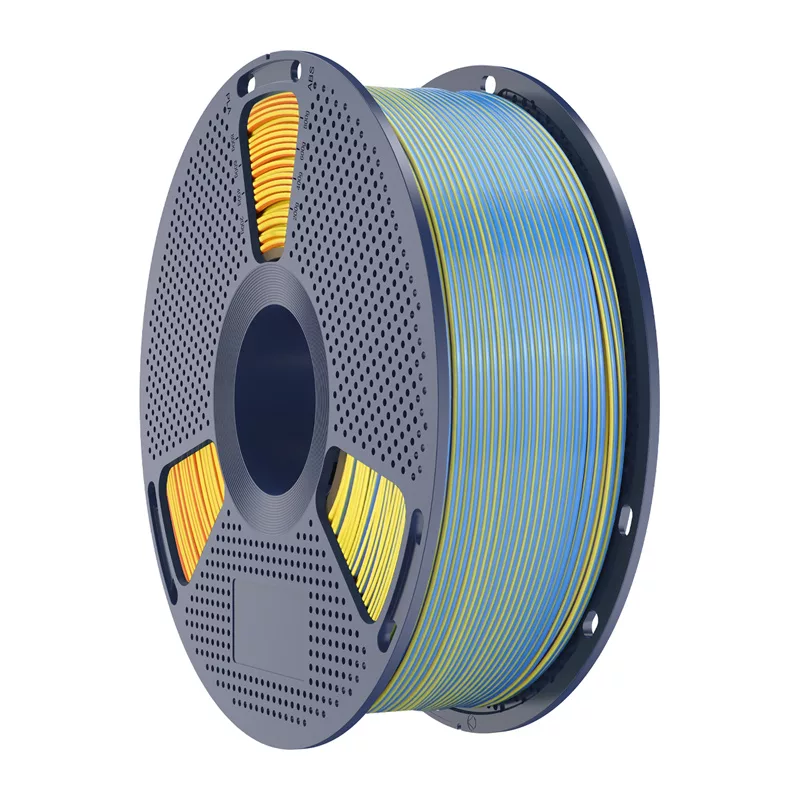 SUNLU PLA+ Silk Forth-Color Filament 1.75mm Blue-Purple-Orange-Yellow Gradient 1kg