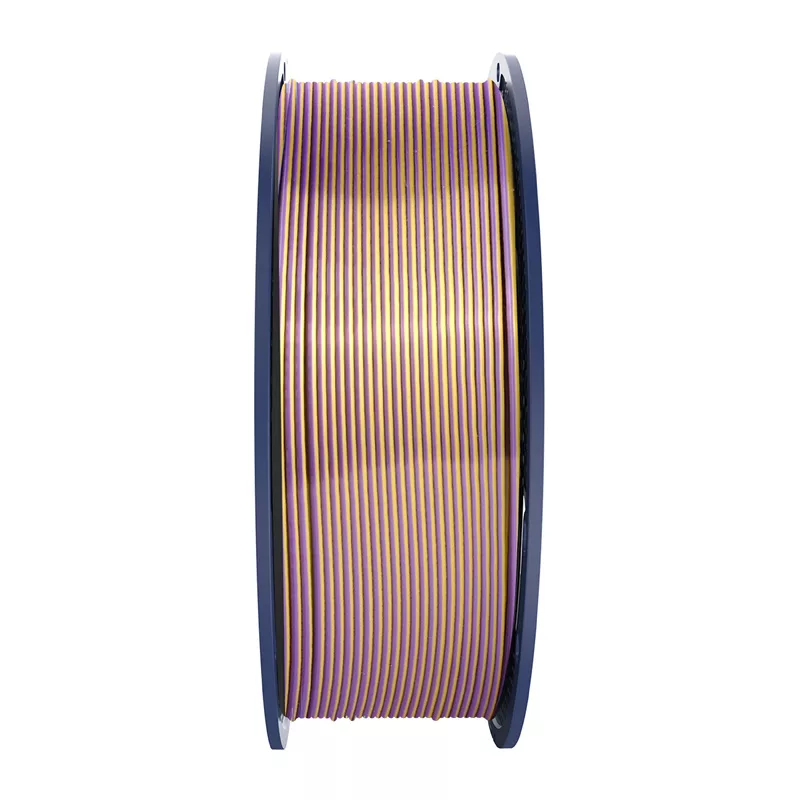 SUNLU PLA+ Silk Forth-Color Filaments 1.75mm Zils-Violets-Sarkans-Zelts 1kg