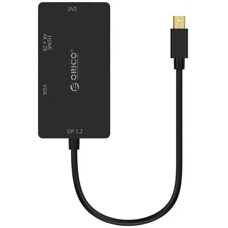 ORICO Mini DisplayPort uz HDMI, VGA, DVI adapteris (Melns)