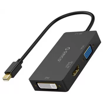 ORICO Mini DisplayPort uz HDMI, VGA, DVI adapteris (Melns)