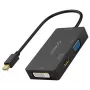 ORICO Mini DisplayPort uz HDMI, VGA, DVI adapteris (Melns)