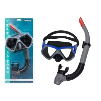 Bestway Hydro-Force WaveLine Niršanas komplekts Melna maska un snorkelis 24069