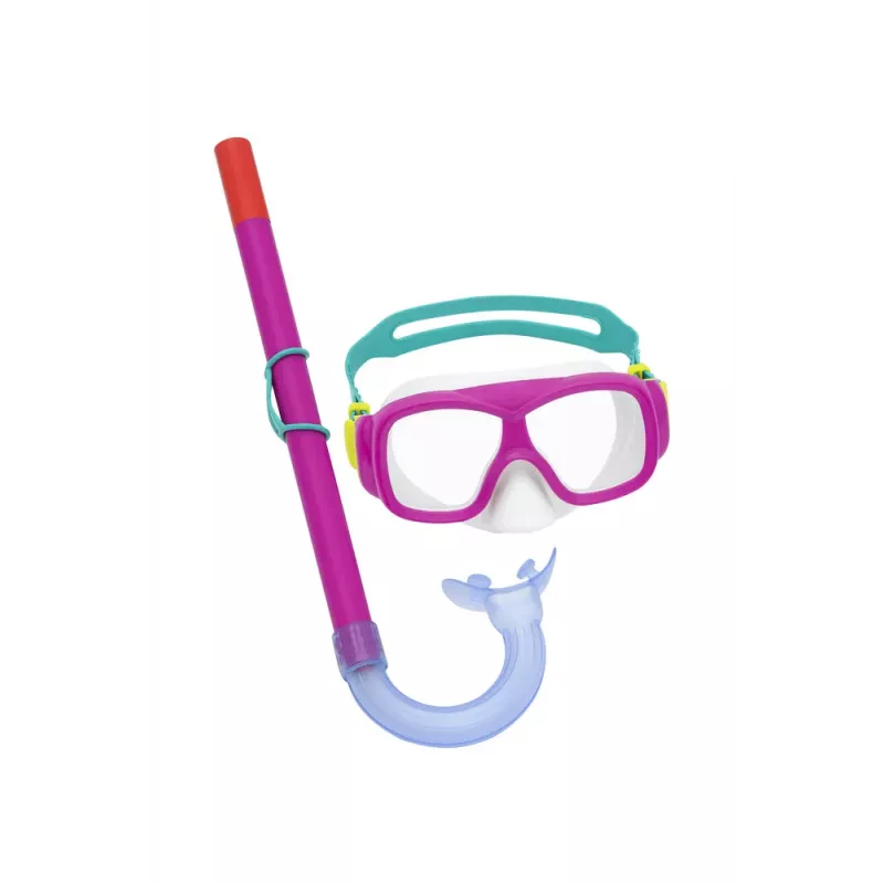 Bestway Niršanas komplekts Mask, Snorkelis, Spuras Rozā 25019