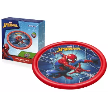 Bestway Inflatable Paddling Pool Mat With Fountain Spider-Man 165 cm