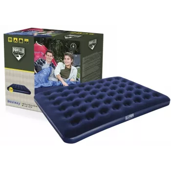 Bestway Air Mattress 203 x 152 x 22 cm 67003 Queen Size Flocked Top
