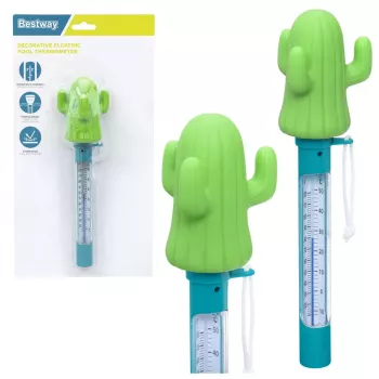 Bestway 58763 Peldošais termometrs spa baseiniem Kaktuss Zaļš