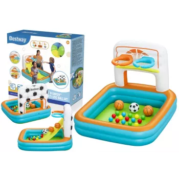 Bestway H2OGO! Piepūšamais rotaļu laukums ar bumbiņām 120 x 107 x 84 cm