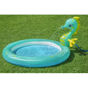Bestway 53114 Inflatable Aquarium Water Play Center ar Slaidu, 239 x 206 x 86 cm