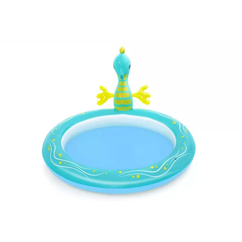 Bestway 53114 Inflatable Aquarium Water Play Center ar Slaidu, 239 x 206 x 86 cm