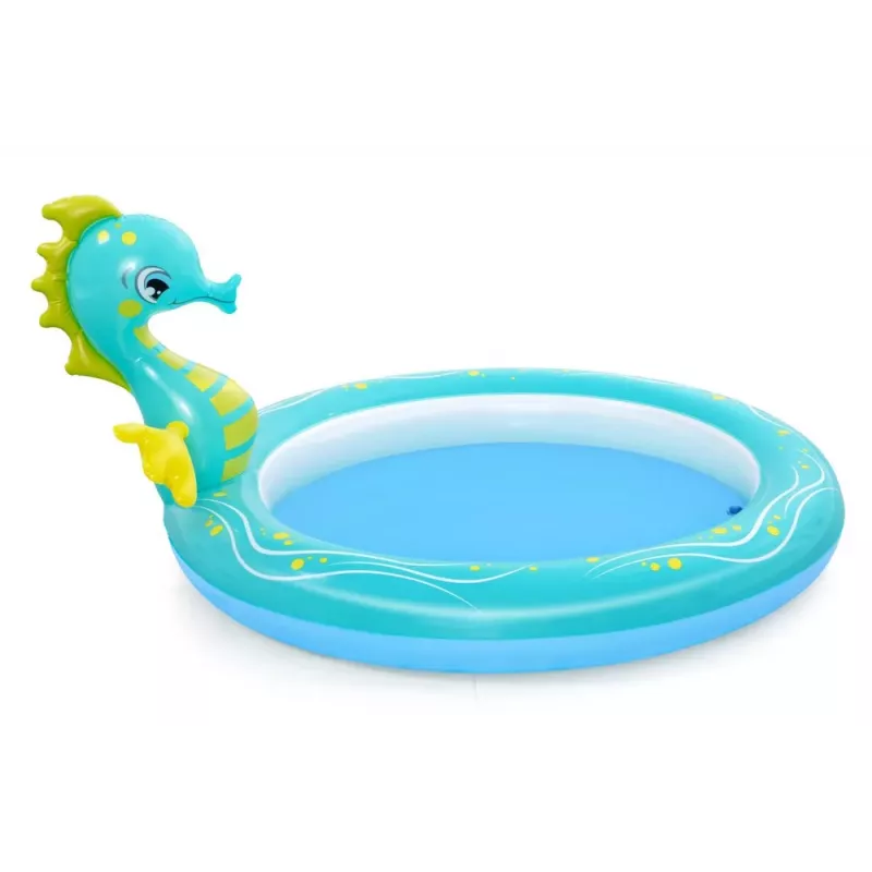 Bestway 53114 Inflatable Aquarium Water Play Center ar Slaidu, 239 x 206 x 86 cm