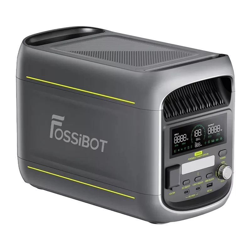 FOSSIBOT F1800 1800W uzlādes stacija, pelēka