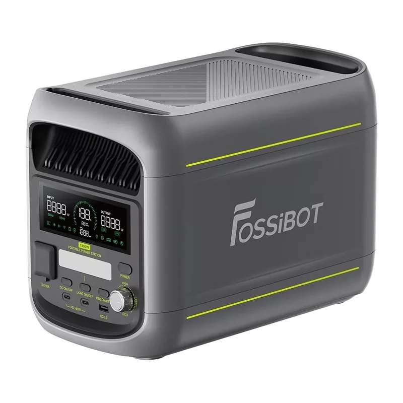 FOSSIBOT F1800 1800W uzlādes stacija, pelēka