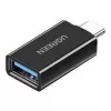 UGREEN USB-C uz USB 3.0 A Sievišķais Adapteris Melns