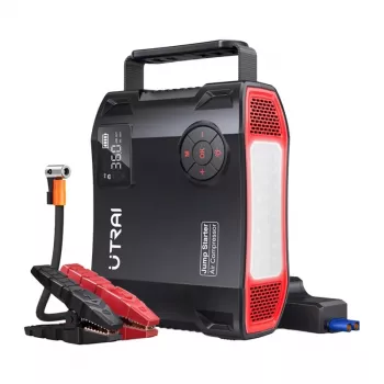UTRAI JS5 Automašīnas starteris ar kompresoru 2000A maksimums 16000mAh 150 PSI