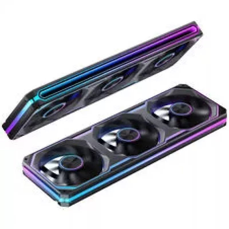 Jonsbo XA-360 360mm All-in-One šķidruma CPU dzesētājs, PWM, ARGB, melns