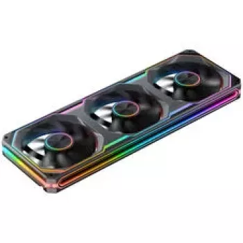 Jonsbo XA-360 360mm All-in-One šķidruma CPU dzesētājs, PWM, ARGB, melns