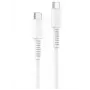 Yesido 60W USB-C uz USB-C PVC Datu Kabelis CA154 Balts
