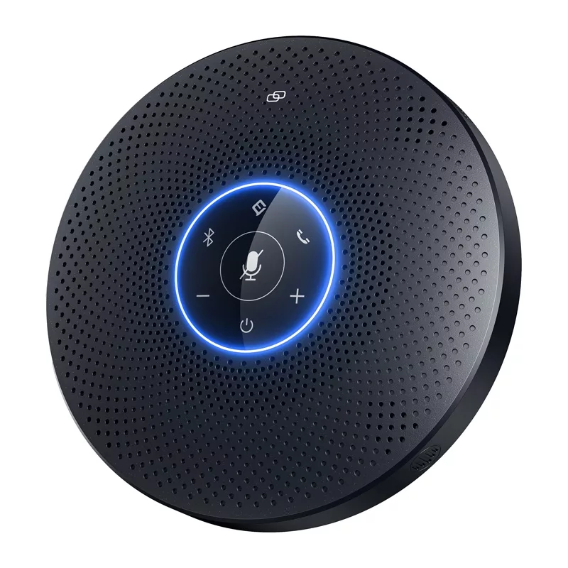 EMEET OfficeCore M2 Max Konferences skaļrunis - 8 mikrofonu masīvs, 360° uztveršana, USB-C/Bluetooth 5.0, 24h akumulators, Daisy Chain