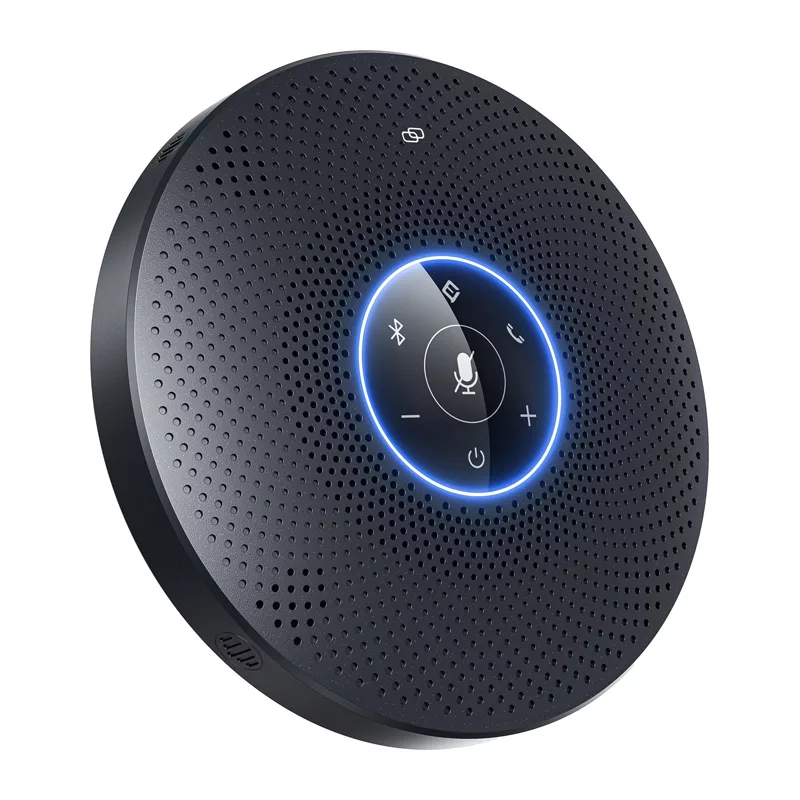 EMEET OfficeCore M2 Max Konferences skaļrunis - 8 mikrofonu masīvs, 360° uztveršana, USB-C/Bluetooth 5.0, 24h akumulators, Daisy Chain