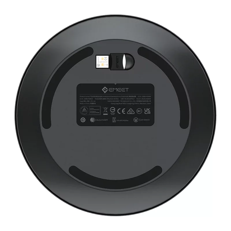 EMEET OfficeCore M2 Max Konferences skaļrunis - 8 mikrofonu masīvs, 360° uztveršana, USB-C/Bluetooth 5.0, 24h akumulators, Daisy Chain